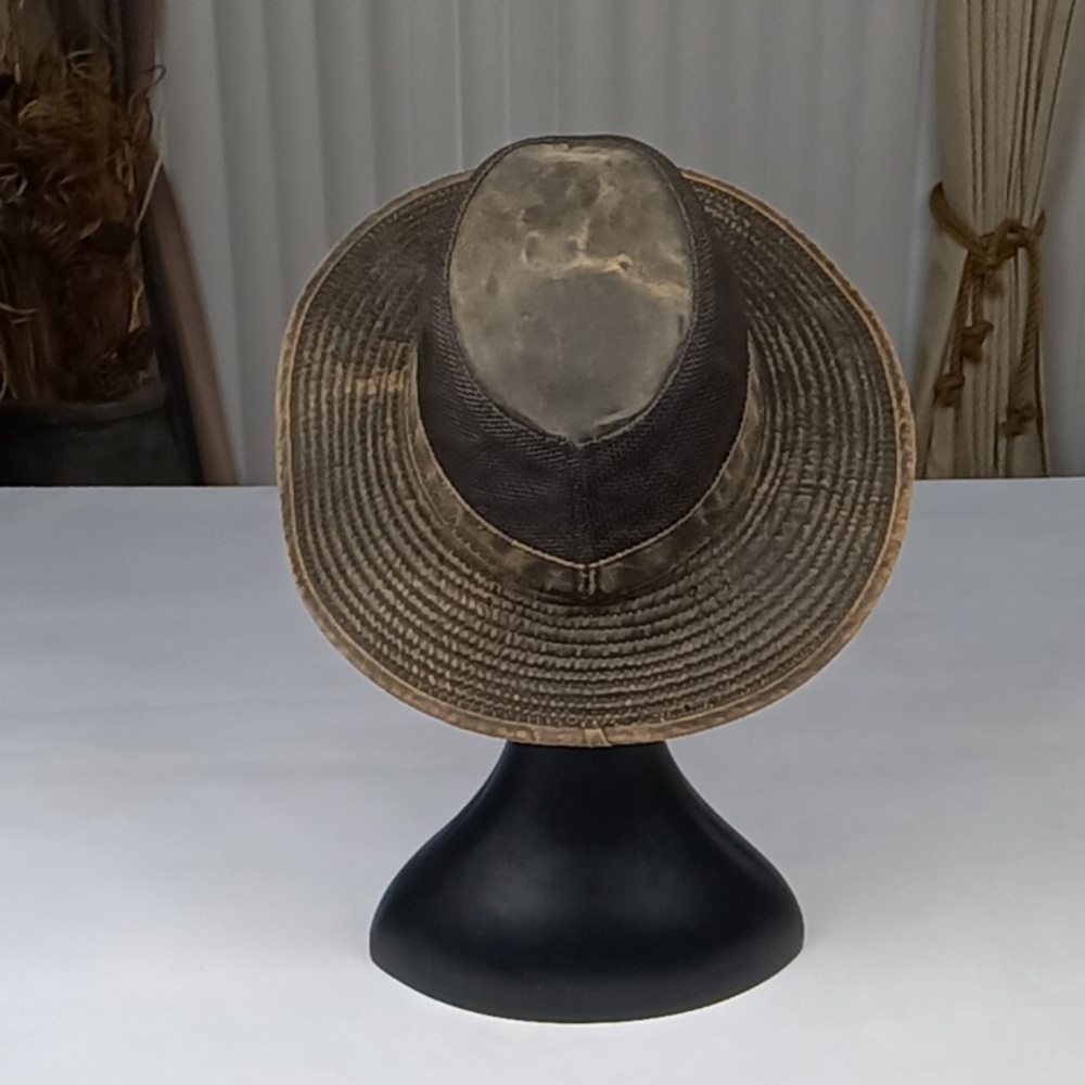 JHats Mens Distressed Leather Hat.